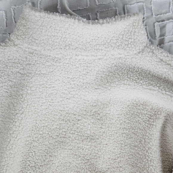 Nwt Bailey 44 Cream Colored Sherpa Quarter Zip Jacket - Picture 8 of 10